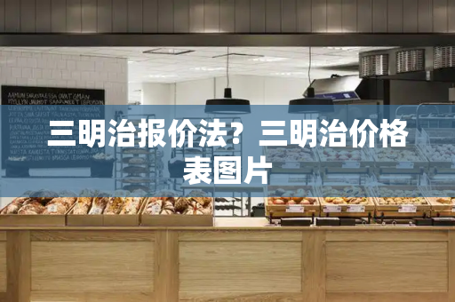 三明治报价法？三明治价格表图片-第1张图片-星选测评