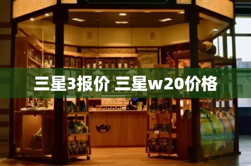 三星3报价 三星w20价格