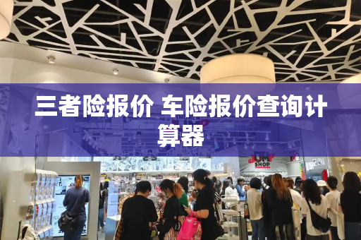 三者险报价 车险报价查询计算器-第1张图片-星选测评