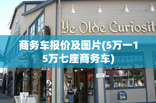 商务车报价及图片(5万一15万七座商务车)