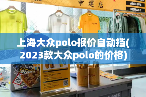 上海大众polo报价自动挡(2023款大众polo的价格)