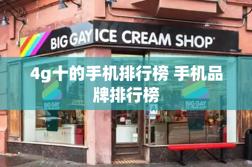 4g十的手机排行榜 手机品牌排行榜