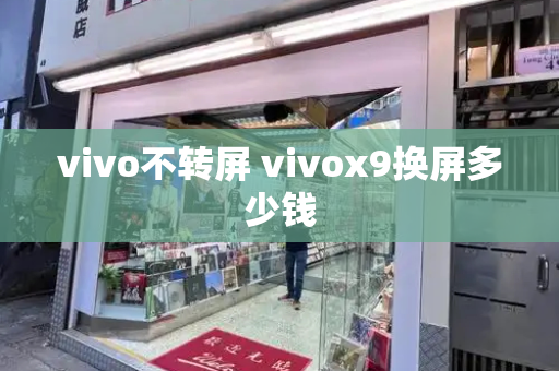 vivo不转屏 vivox9换屏多少钱