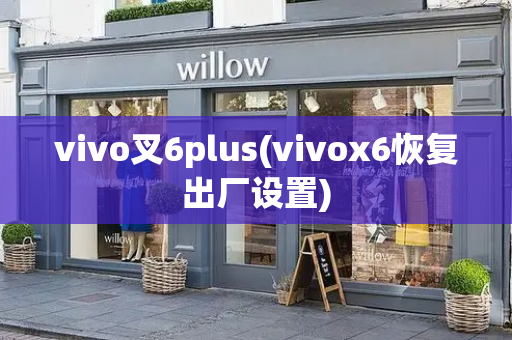vivo叉6plus(vivox6恢复出厂设置)-第1张图片-星选测评