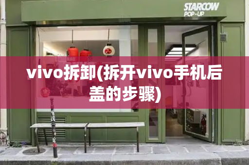 vivo拆卸(拆开vivo手机后盖的步骤)-第1张图片-星选测评