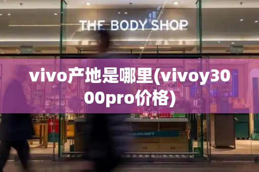 vivo产地是哪里(vivoy3000pro价格)
