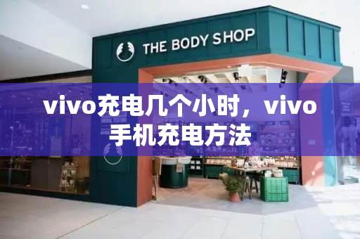 vivo充电几个小时，vivo手机充电方法