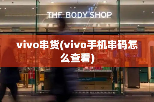 vivo串货(vivo手机串码怎么查看)-第1张图片-星选测评