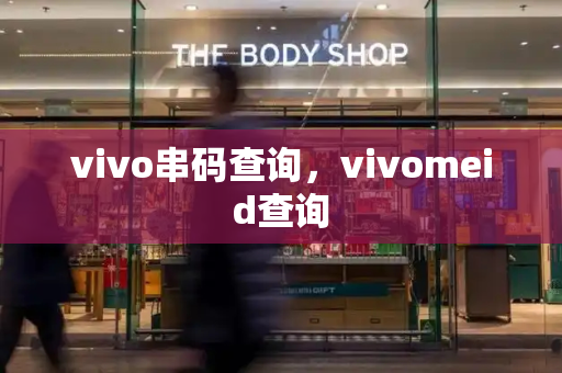 vivo串码查询，vivomeid查询-第1张图片-星选测评