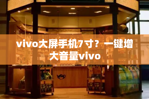 vivo大屏手机7寸？一键增大音量vivo-第1张图片-星选测评