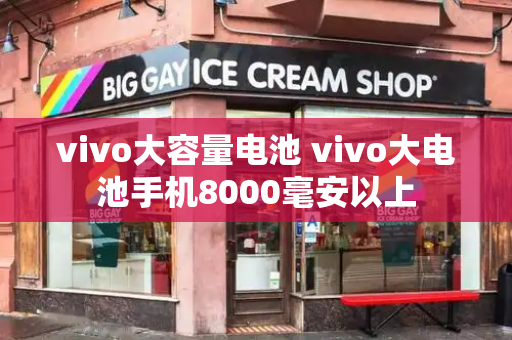 vivo大容量电池 vivo大电池手机8000毫安以上