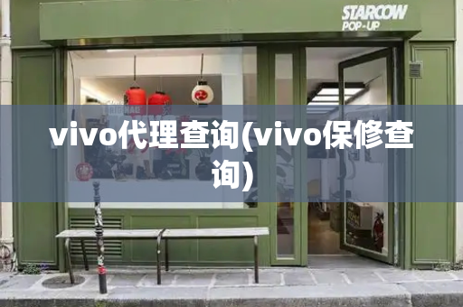 vivo代理查询(vivo保修查询)