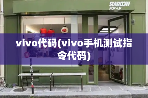 vivo代码(vivo手机测试指令代码)