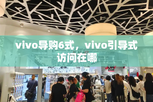 vivo导购6式，vivo引导式访问在哪-第1张图片-星选测评