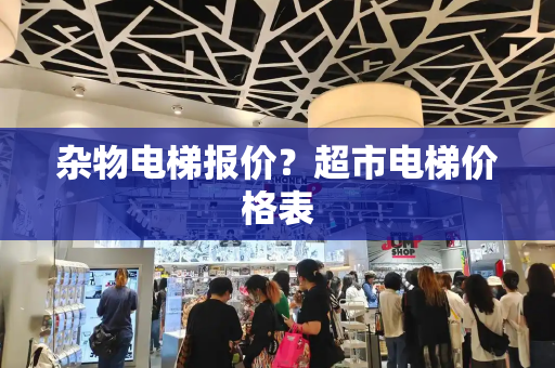杂物电梯报价？超市电梯价格表