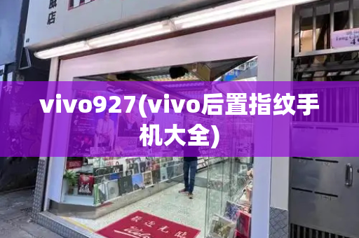vivo927(vivo后置指纹手机大全)