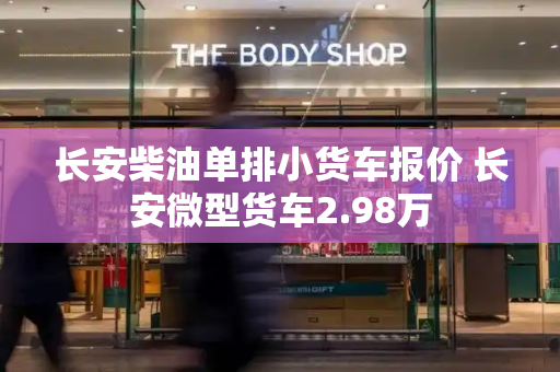 长安柴油单排小货车报价 长安微型货车2.98万-第1张图片-星选测评