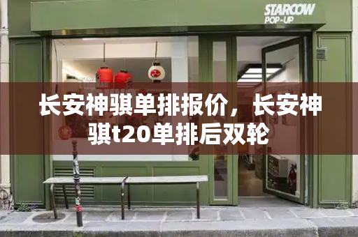 长安神骐单排报价，长安神骐t20单排后双轮-第1张图片-星选测评