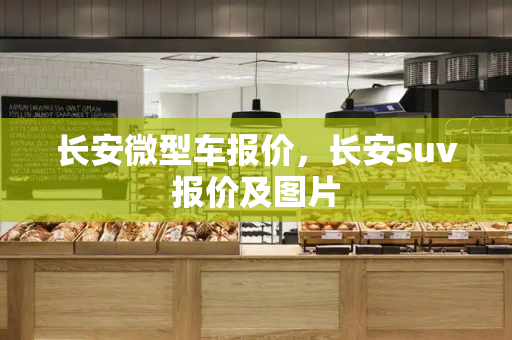 长安微型车报价，长安suv报价及图片