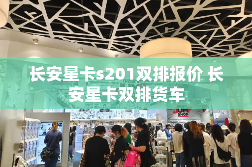 长安星卡s201双排报价 长安星卡双排货车