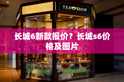 长城6新款报价？长城s6价格及图片-第1张图片-星选测评
