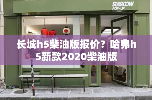 长城h5柴油版报价？哈弗h5新款2020柴油版-第1张图片-星选测评