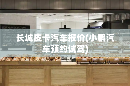 长城皮卡汽车报价(小鹏汽车预约试驾)
