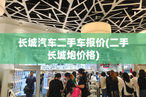 长城汽车二手车报价(二手长城炮价格)