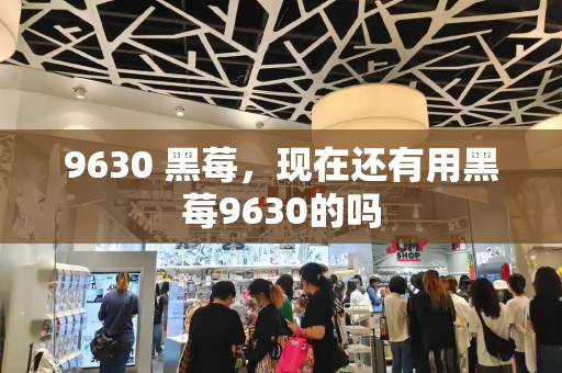 9630 黑莓，现在还有用黑莓9630的吗