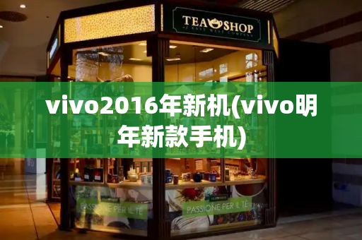 vivo2016年新机(vivo明年新款手机)-第1张图片-星选测评