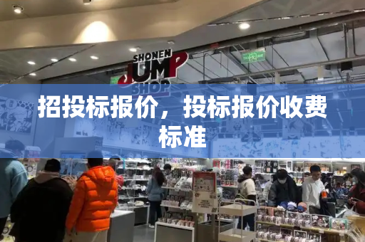 招投标报价，投标报价收费标准