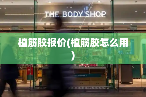 植筋胶报价(植筋胶怎么用)