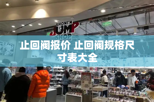 止回阀报价 止回阀规格尺寸表大全-第1张图片-星选测评