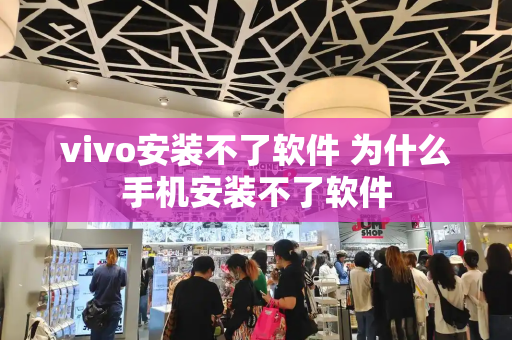 vivo安装不了软件 为什么手机安装不了软件