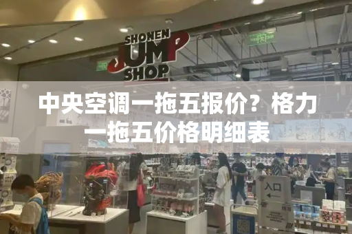 中央空调一拖五报价？格力一拖五价格明细表