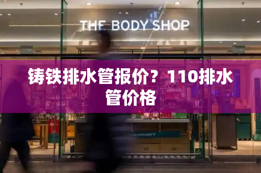 铸铁排水管报价？110排水管价格-第1张图片-星选测评