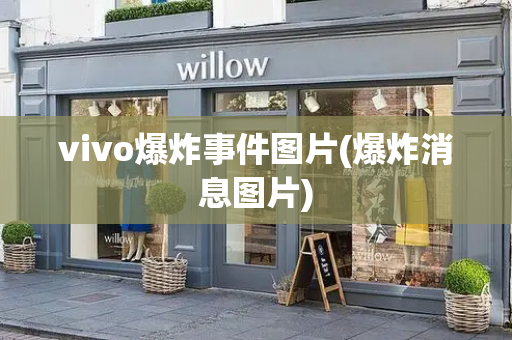 vivo爆炸事件图片(爆炸消息图片)