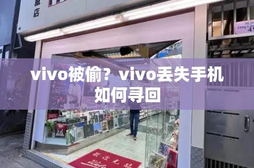 vivo被偷？vivo丢失手机如何寻回