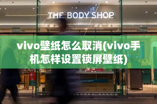 vivo壁纸怎么取消(vivo手机怎样设置锁屏壁纸)