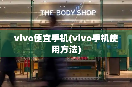 vivo便宜手机(vivo手机使用方法)-第1张图片-星选测评