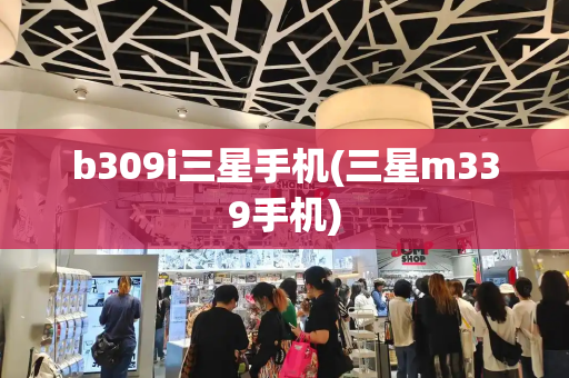 b309i三星手机(三星m339手机)-第1张图片-星选测评