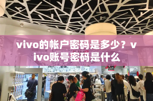vivo的帐户密码是多少？vivo账号密码是什么