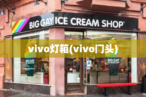 vivo灯箱(vivo门头)