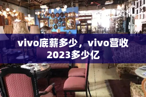 vivo底薪多少，vivo营收2023多少亿