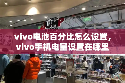 vivo电池百分比怎么设置，vivo手机电量设置在哪里