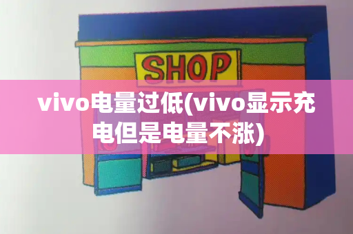vivo电量过低(vivo显示充电但是电量不涨)-第1张图片-星选测评