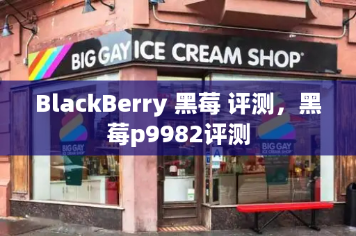 BlackBerry 黑莓 评测，黑莓p9982评测