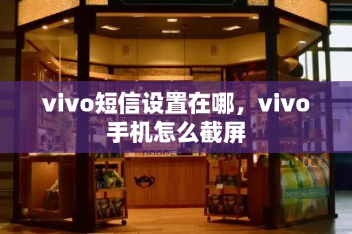 vivo短信设置在哪，vivo手机怎么截屏