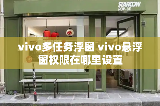 vivo多任务浮窗 vivo悬浮窗权限在哪里设置
