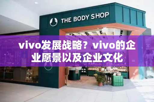 vivo发展战略？vivo的企业愿景以及企业文化